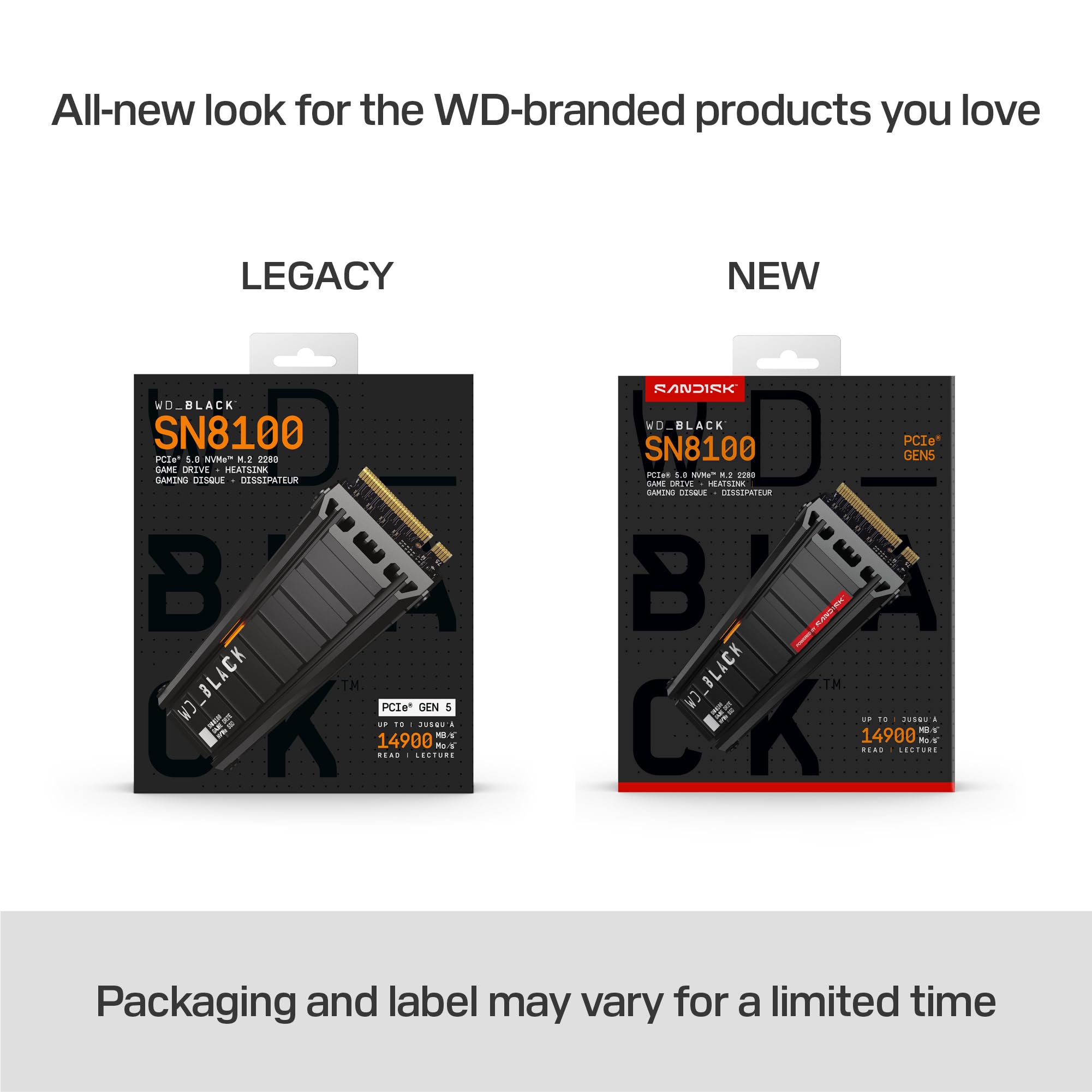 Amazon | WD_Black SN8100 8TB NVMe SSD ヒートシンク付き - PCIe 5.0