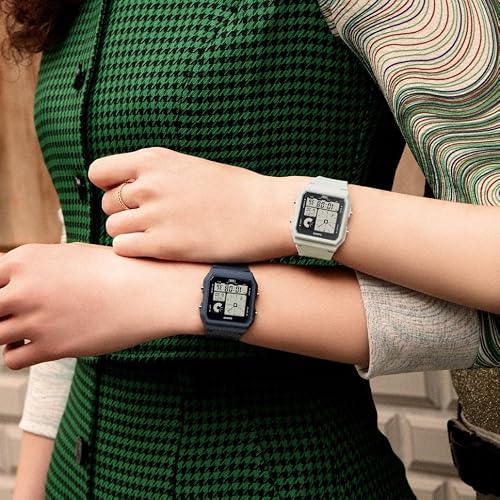 Casio POP Bio-Based Renewable Band LED Backlight Daily Alarm Digital Watch LF20W-8A - Thumbnail 4