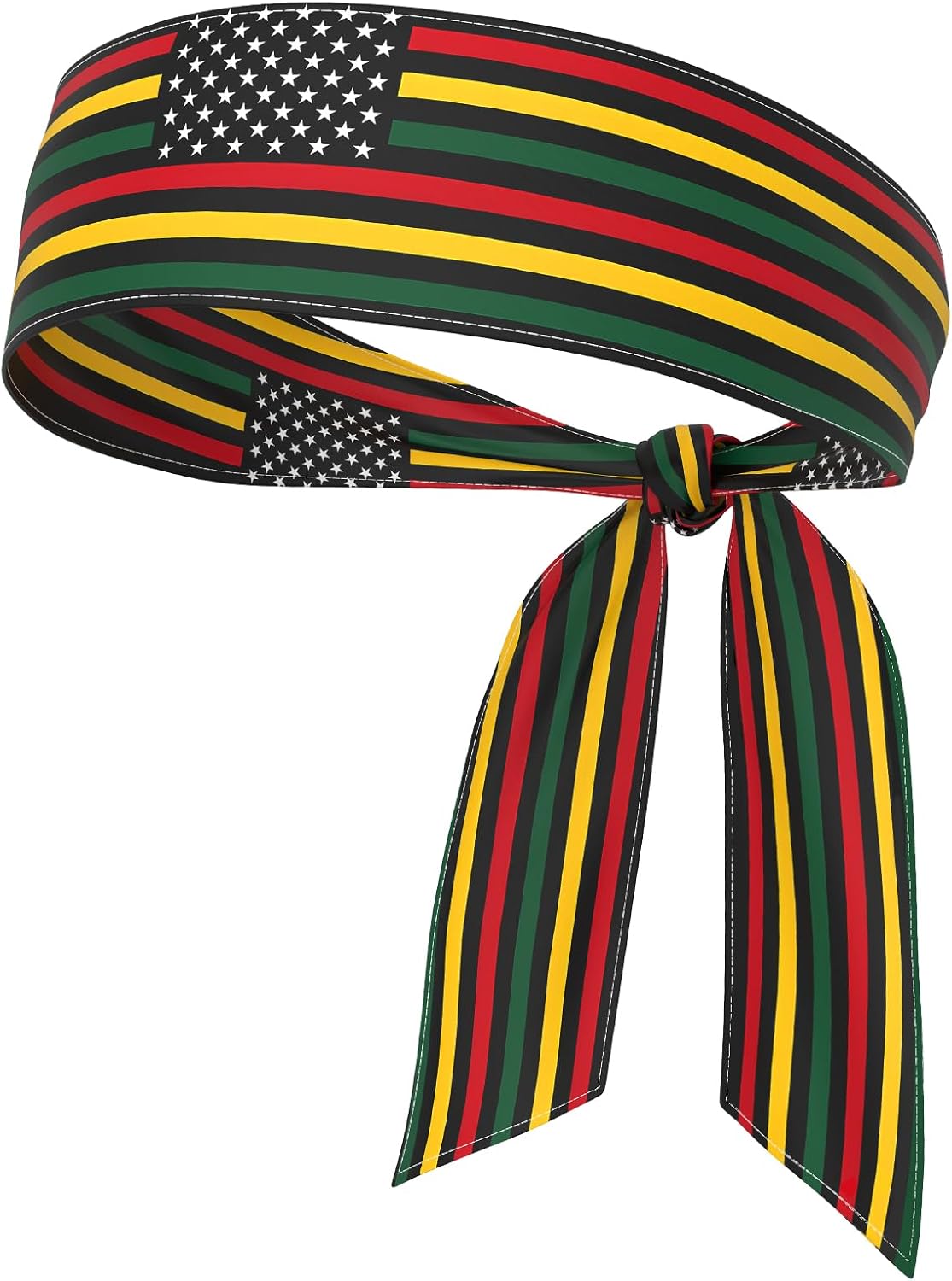 Tie Headband Wrap, Pattern Head Tie Hair Wrap Bandana for Women Men, Adjustable Sports Sweatbands for Running Yoga Fashion 40 x 2.4 Inches