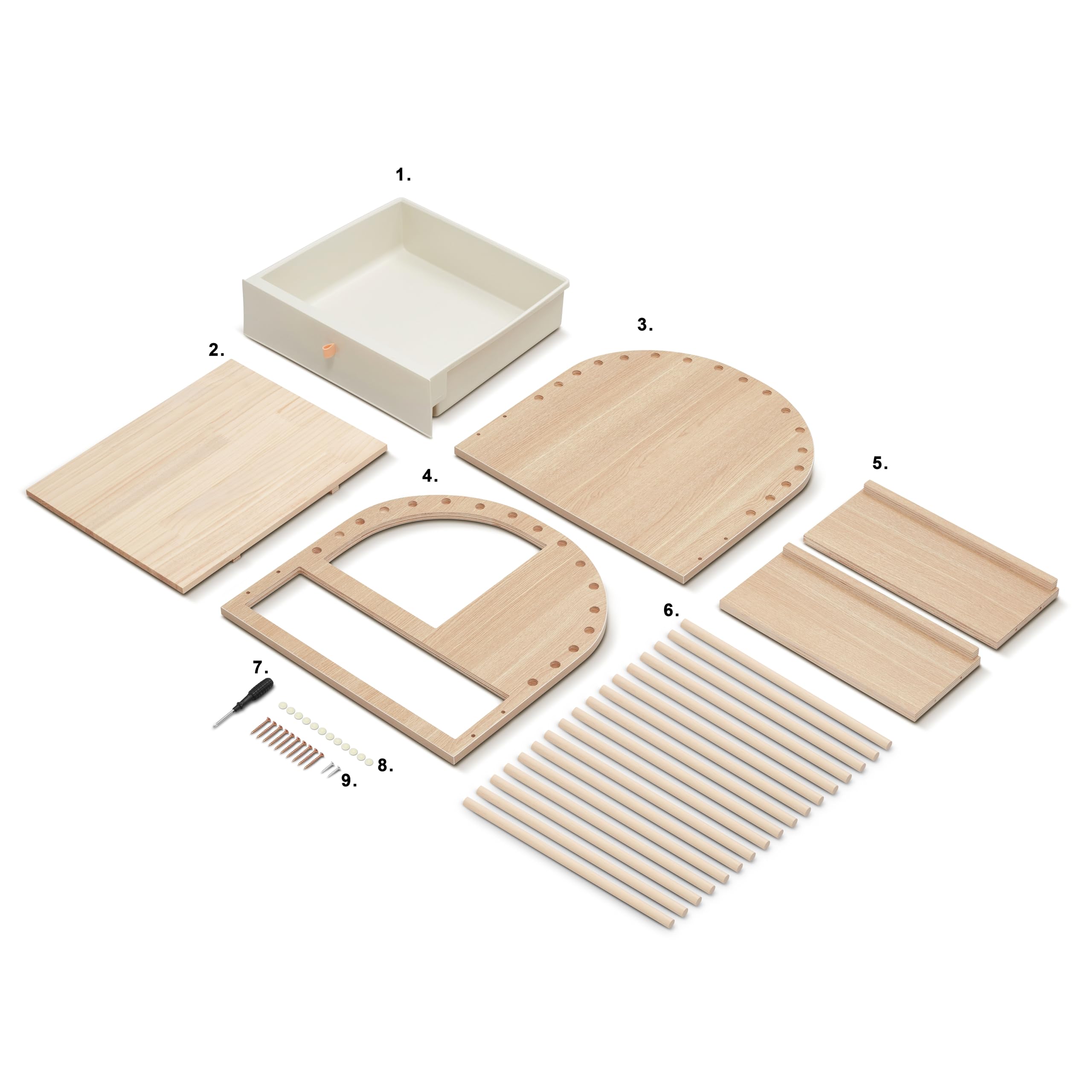 Elegantes und Robustes Katzenklo aus Holz mit Schublade – Stilvolle Katzentoilette für anspruchsvolle Katzen