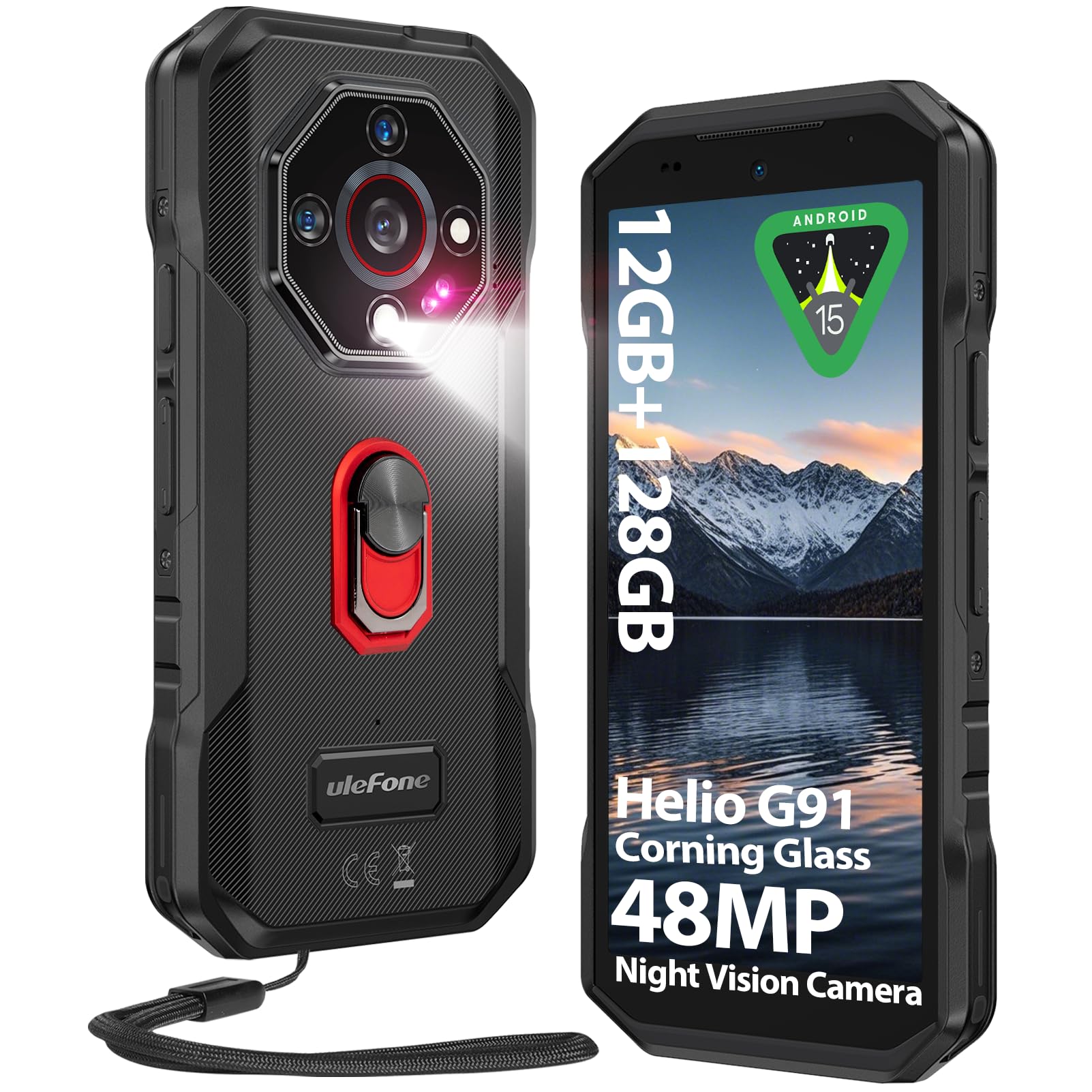 telefono resistente ulefone armor x32 12gb 2tb nero