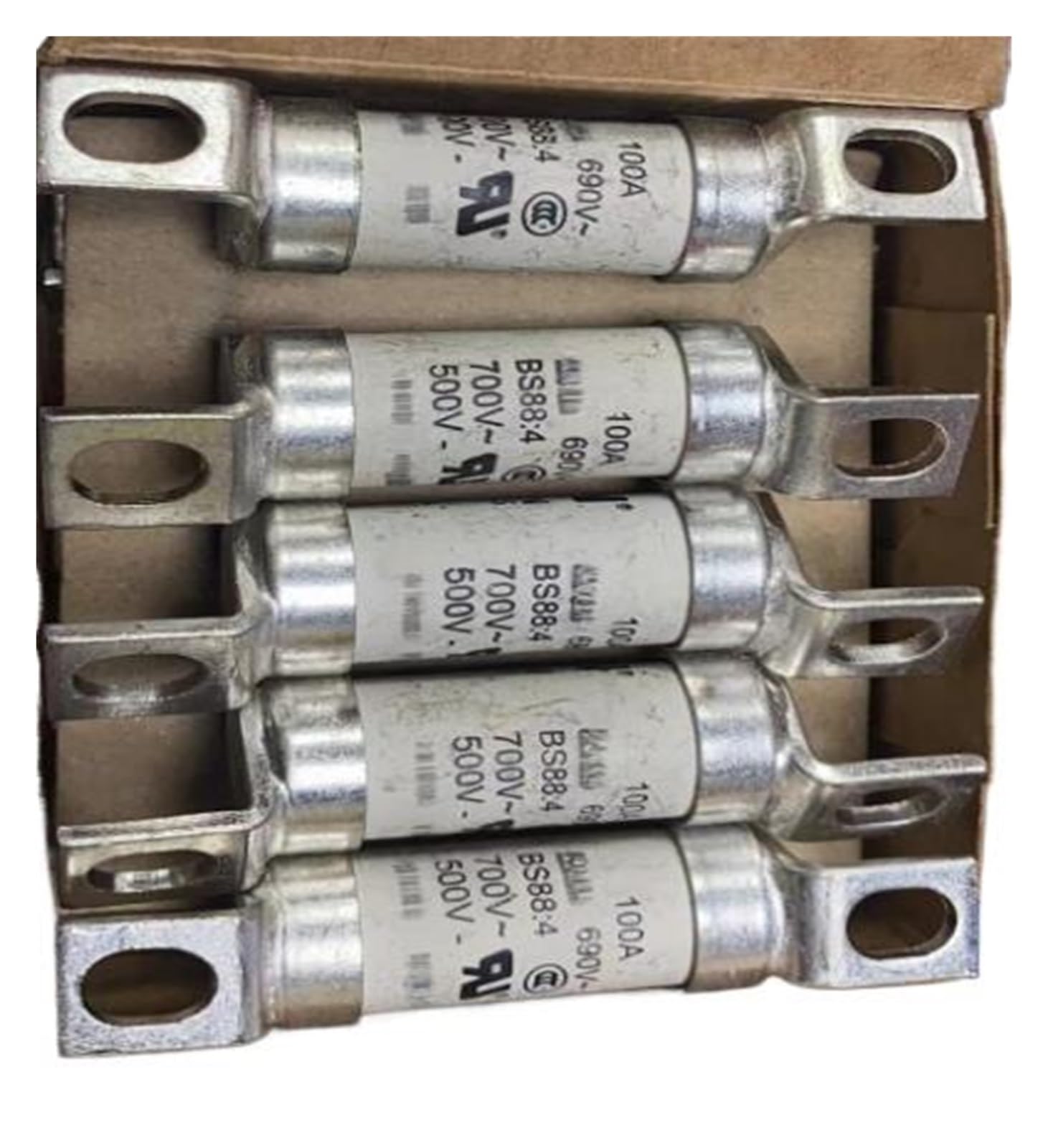 Fusible 35FE 35A type BS88:4 cartouche cylindrique industrielle 690V