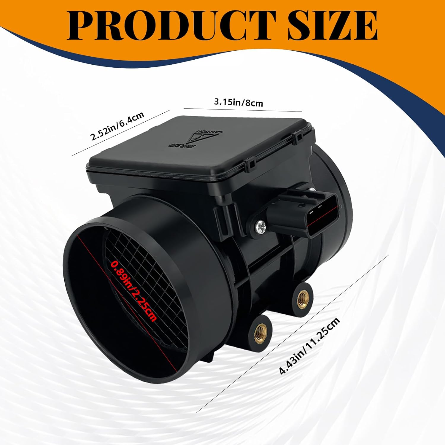 Mass Air Flow Sensor MAF Sensor FP3913215 [fits 3 Pins, L4 1.6 1.8 2.0L] Compatible with 1999-2003 Chevy Tracker & 1999-2003 Mazda Protege, 2002-2003 Protege5 & 1999-2003 Suzuki Vitara