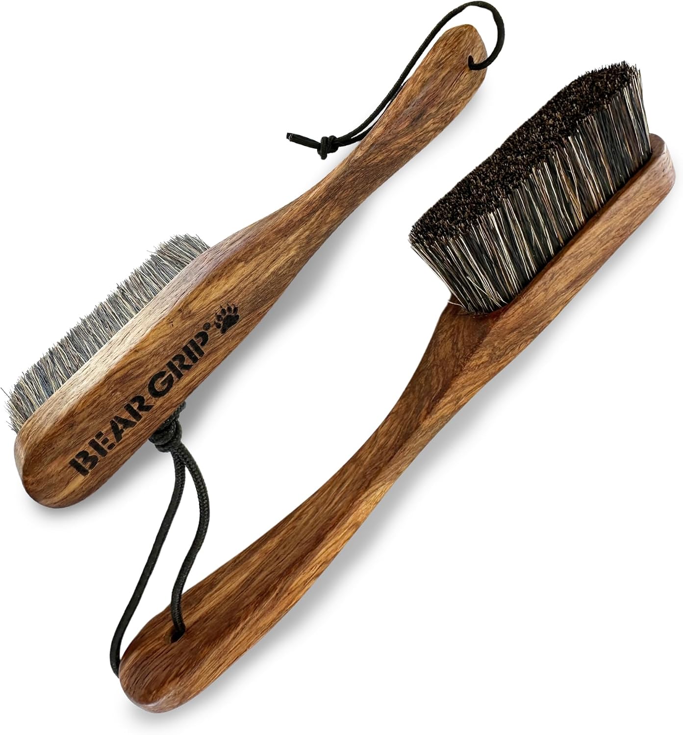 BEAR GRIP Premium Climbing Brush for Bouldering and Outdoor Rock Climbing – Ergonomic Handle, Durable Synthetic Bristles for Chalk, Dirt & Grip Cleaning (Rosewood)
