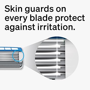 Schick Hydro 5 Razor Blade Refills for Men with Flip Trimmer, 12 Count