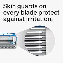 Schick Hydro Dry Skin Razor Refills, 8ct | Razor Blades Refills, Razor Blades for Men, Shaving Blades for Men, Hydro Razor Blades Refill, 5 Blade Razor Men, 8 Refills