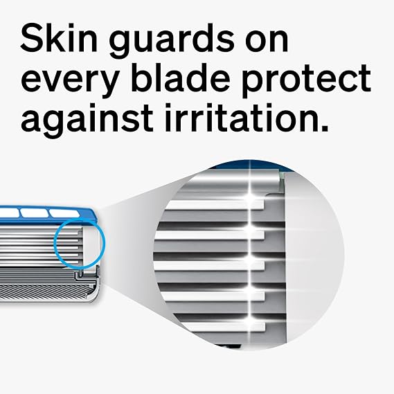 Schick Hydro Advanced Hydration 5-Blade Razors for Men, 1 Handle, 3 Refills