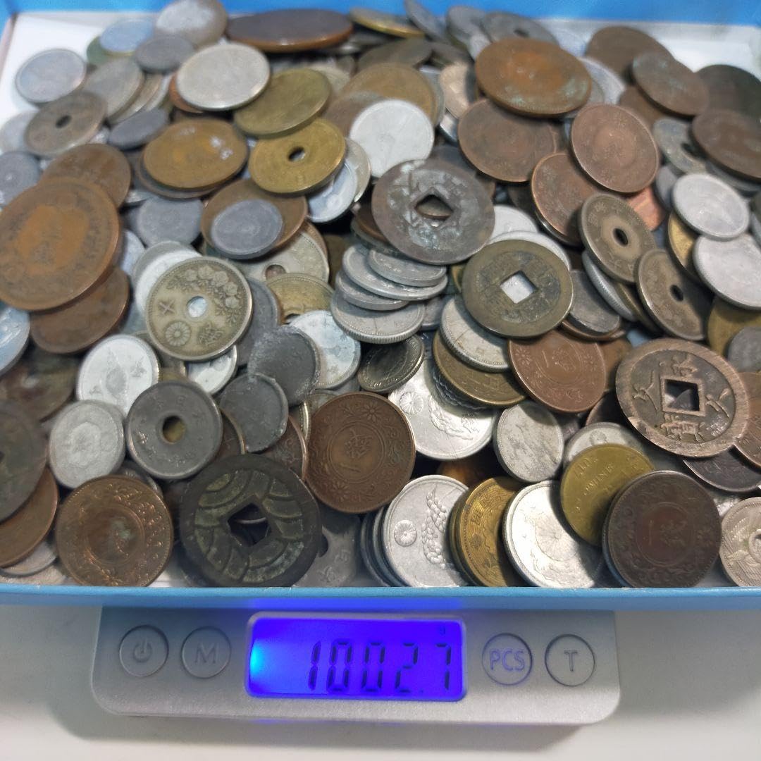 Amazon.co.jp: 古銭 約1kg 寛永通宝 文久永宝 古銭まとめ （3-142