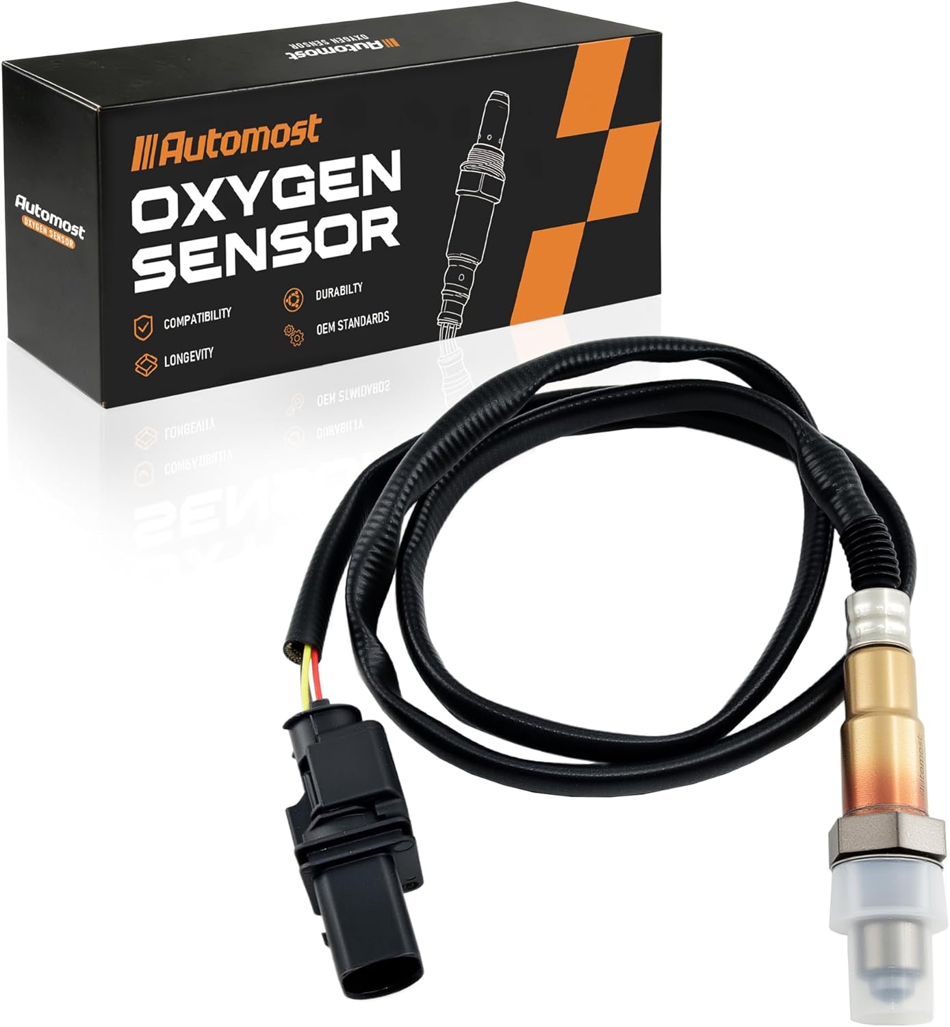 2Pcs Oxygen Sensor Upstream 234-4012 Compatible for Chevrolet Silverado Suburban Tahoe Corvette Express GMC Sierra Savana 1500 2500 3500 Yukon XL Cadillac Escalade Buick Oldsmobile Pontiac