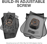 Vista 6 de Tactical Scorpion Gear Taurus Milenio G2 Modular Nivel II Retención Paddle Holster