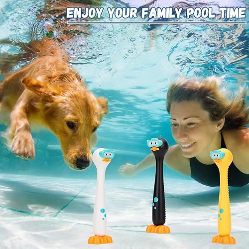 Miniatura 4 de Juego de 3 juguetes de buceo en la piscina para niños, divertidos juegos de piscina para niños, juguetes de agua para niños, el palo de buceo de
