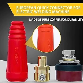 12PCS Welding Lead Connectors, Heavy Duty Welding Cable Quick Connect