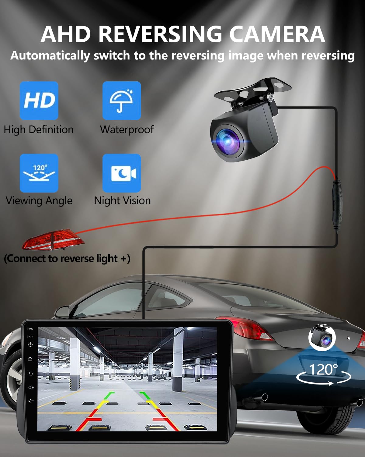 Autoradio 9 Pollici per Fiat Panda 319 (2013-2020) con Android Auto e CarPlay Wireless, RDS Car Radio Bluetooth Android Stereo con Telecamera Retromarcia/Mic/CANbus/WiFi/App Store 2G+32G