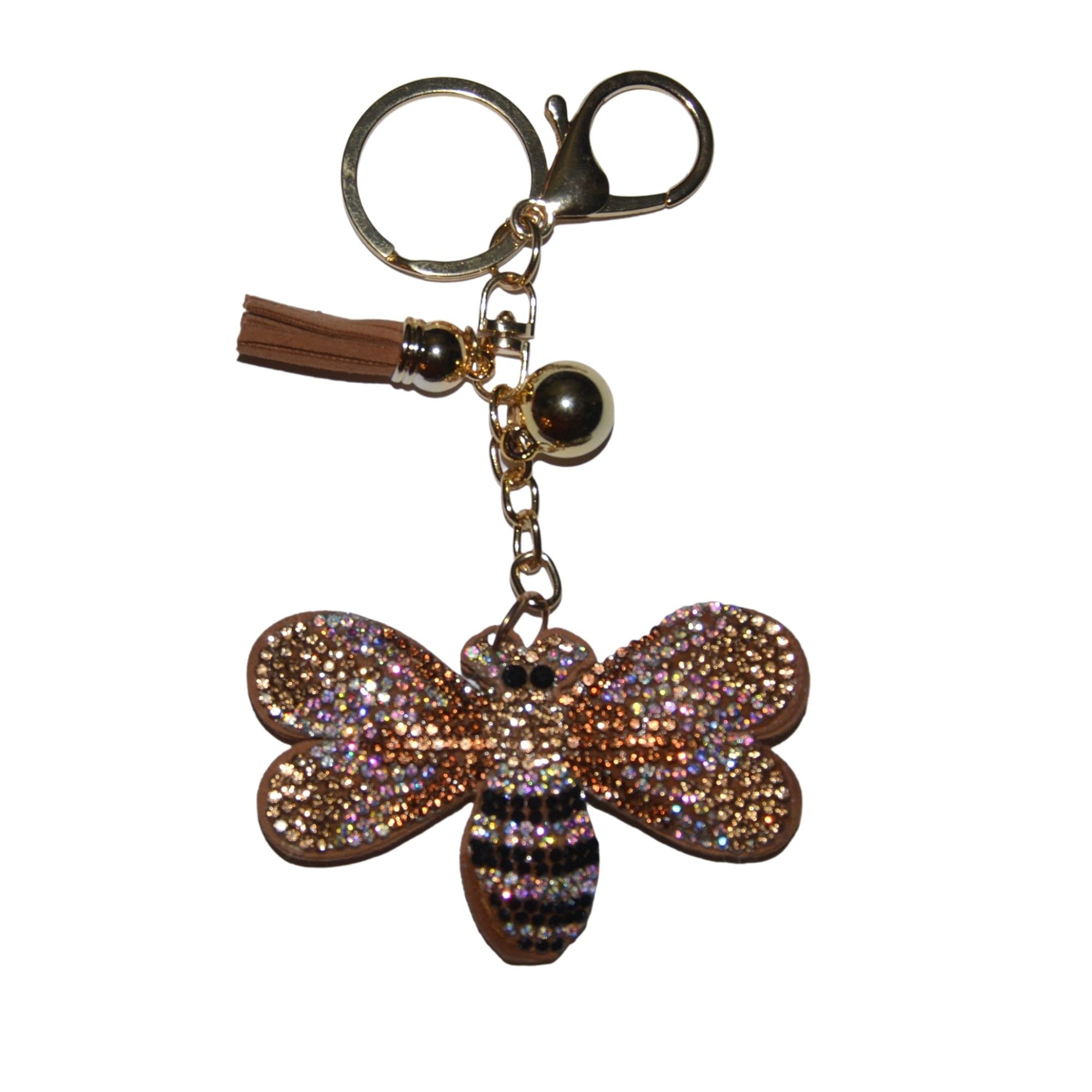 PopfizzyRhinestone Keychain Accessories for Women, Car Keys Keychain Charms, Bling Keychain, Cute Purse Charms for Handbags