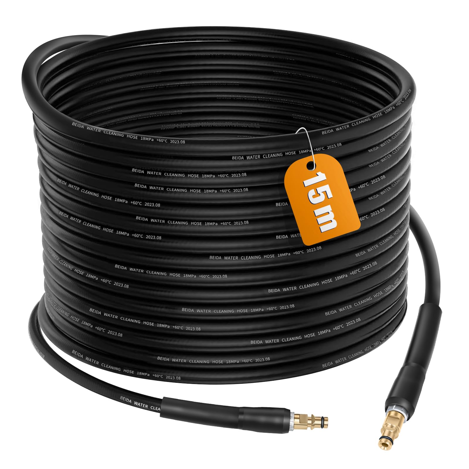 MoPei 15M High Pressure Washer Hose for Karcher K2-K7