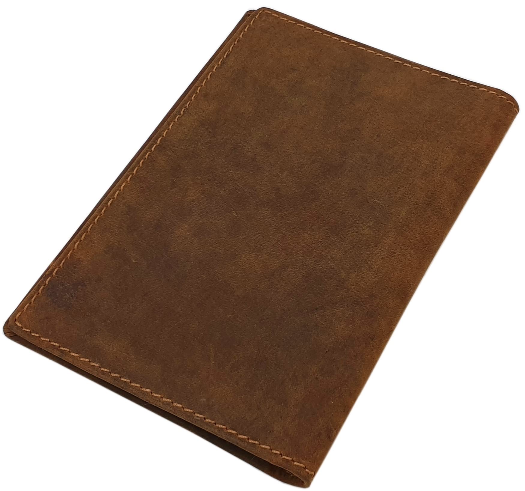 Buffalo Full Leather ID Card Holder with Deer, Boar - Image 2