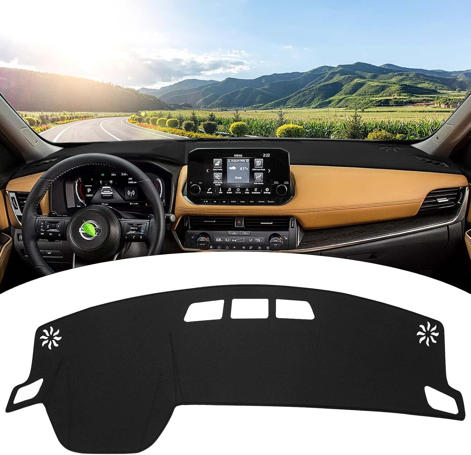 FIILINES Custom Fit for Dash Cover 2021 2022 2023 Nissan