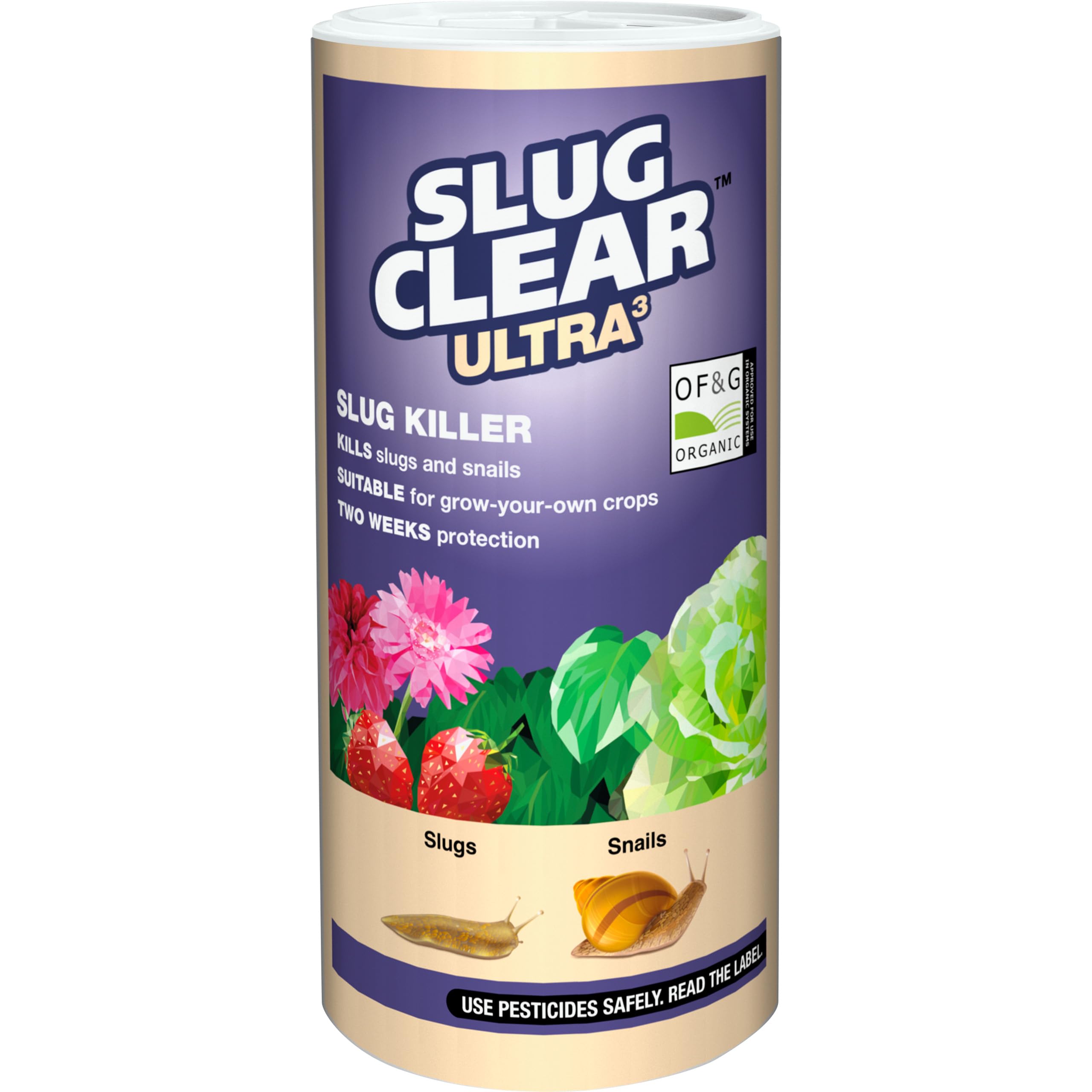 clear Slug Ultra 3 Pellets, 300g, White