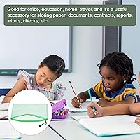 Vista 5 de YOKIVE Paquete de 3 bolsas de malla con cremallera, bolsillos de malla A3, bolsa de plástico para documentos, ideal para electrodomésticos