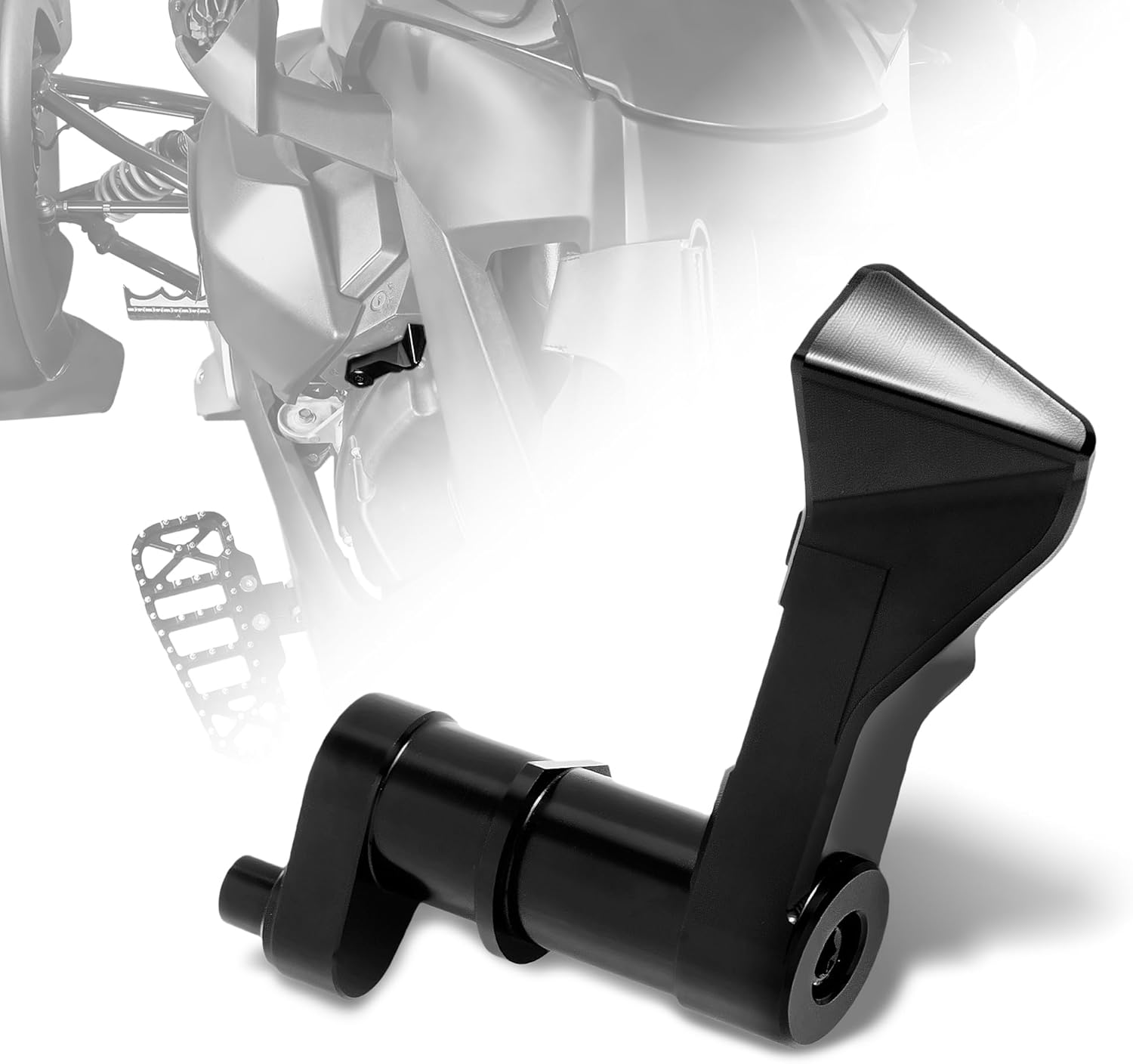 Parking Brake Lever for Ryker Billet Aluminum Brake Lock Handle Lever for Can-Am Ryker ACE 600/900 / Rally Edition/Sport 2015-2025 (Black)