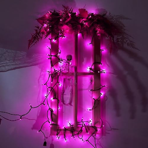 Vista 57 de Toodour Luces de Navidad transparentes, 12.5 pies, 50 unidades, incandescentes, para interiores y exteriores, con certificación UL, conectable