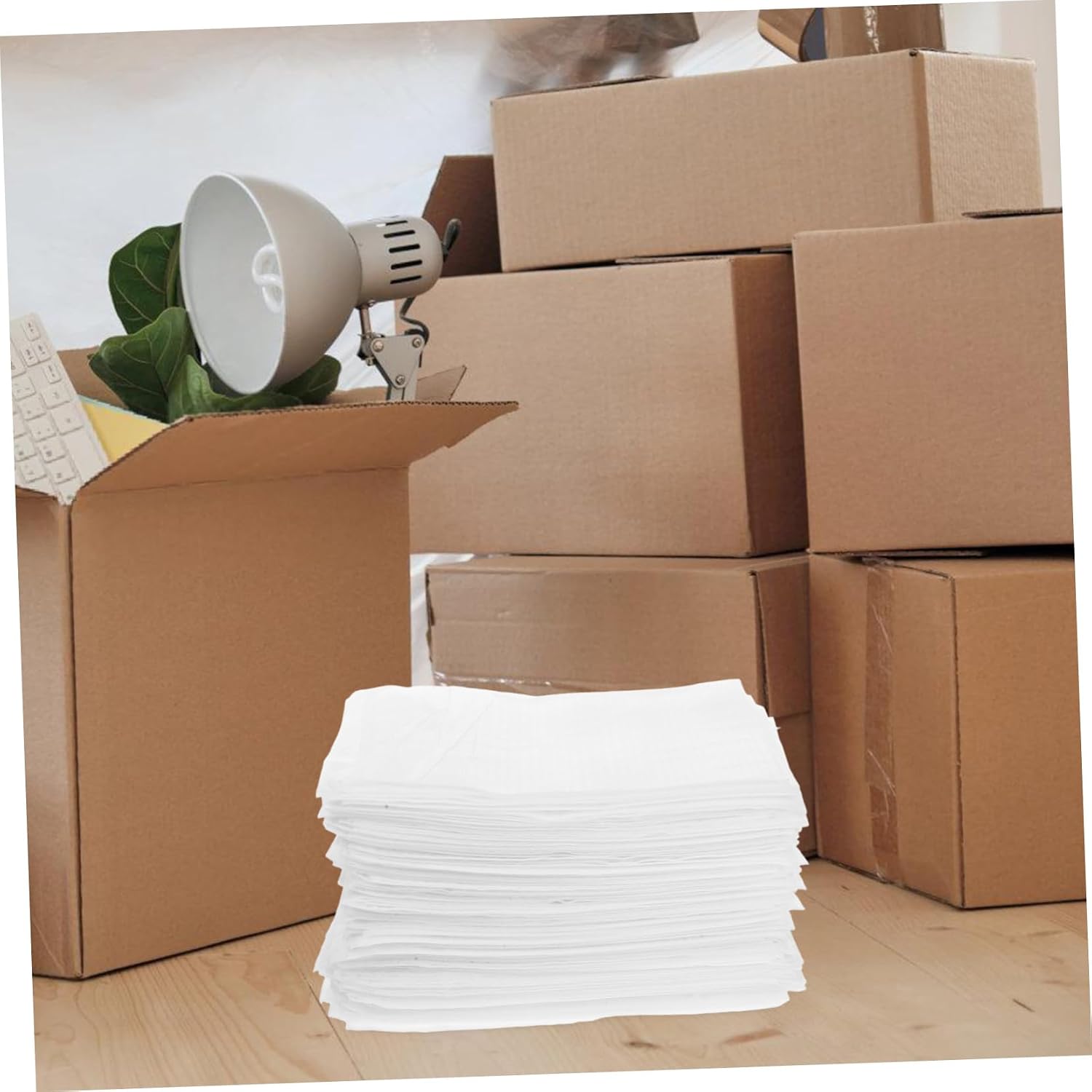 100pcs Foam Packaging Pouches Epe for Glassware Moving Bag Dense Foam Cushioning for Shipping Storage