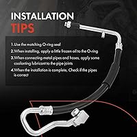 Vista 6 de A-Premium Conjunto de manguera de succión A/C compatible con Nissan Frontier/Xterra 2001-2004, 2.4L 3.3L, compresor a evap