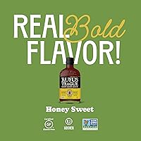 Vista 4 de Rufus Teague - Salsa BBQ Dulce Miel - Salsa Barbacoa Premium - Botellas de 15.25 oz - Paquete de 2