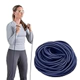 THERABAND Latex Resistance Tubing, Red, Medium Level 2, 100 ft Roll, Professional Grade Resistance Band for Exercise, Upper and Lower Body Workouts, Cut-to-Length, Color-Coded Levels