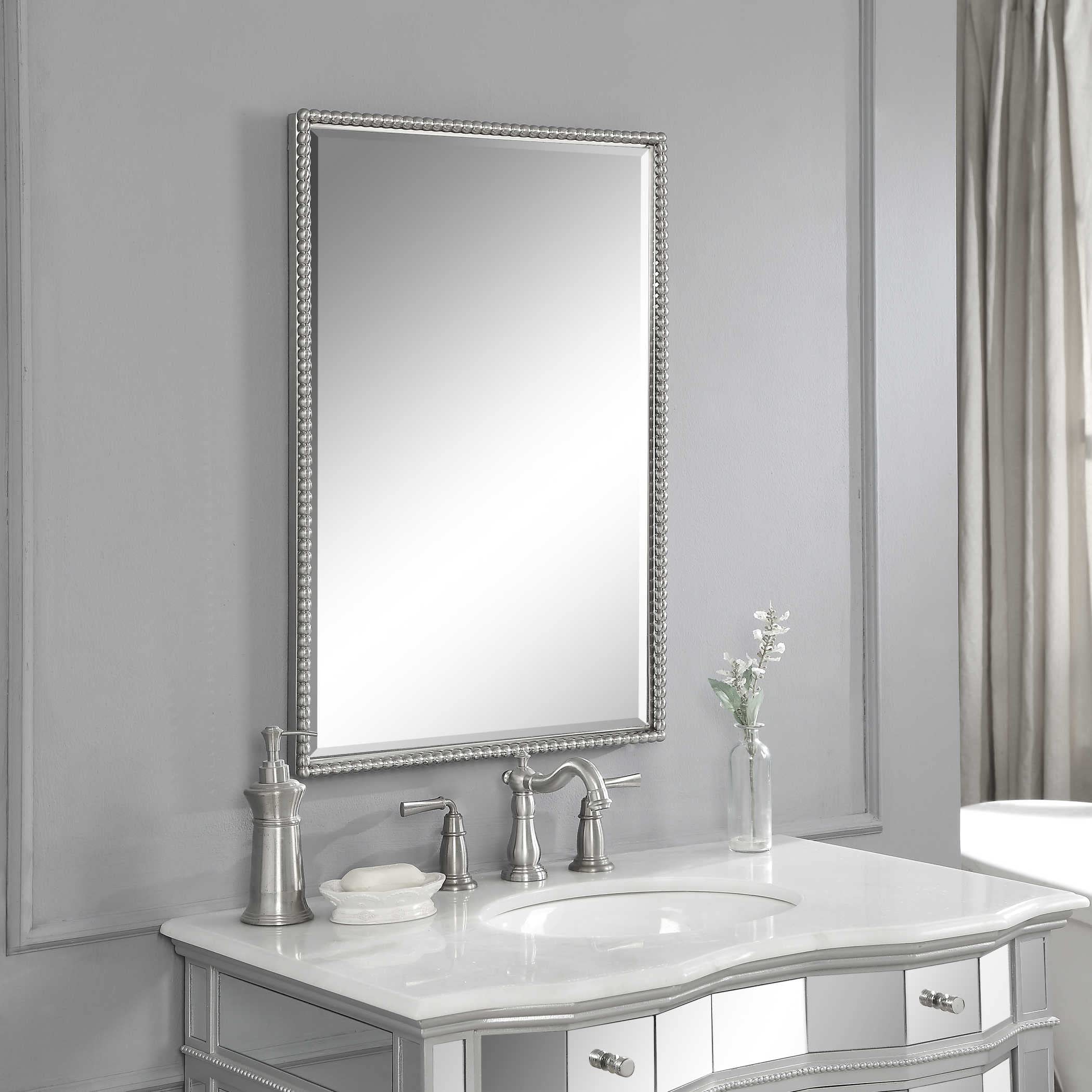Amazon.com: Uttermost 01113 Sherise - 31 inch Rectangular Mirror