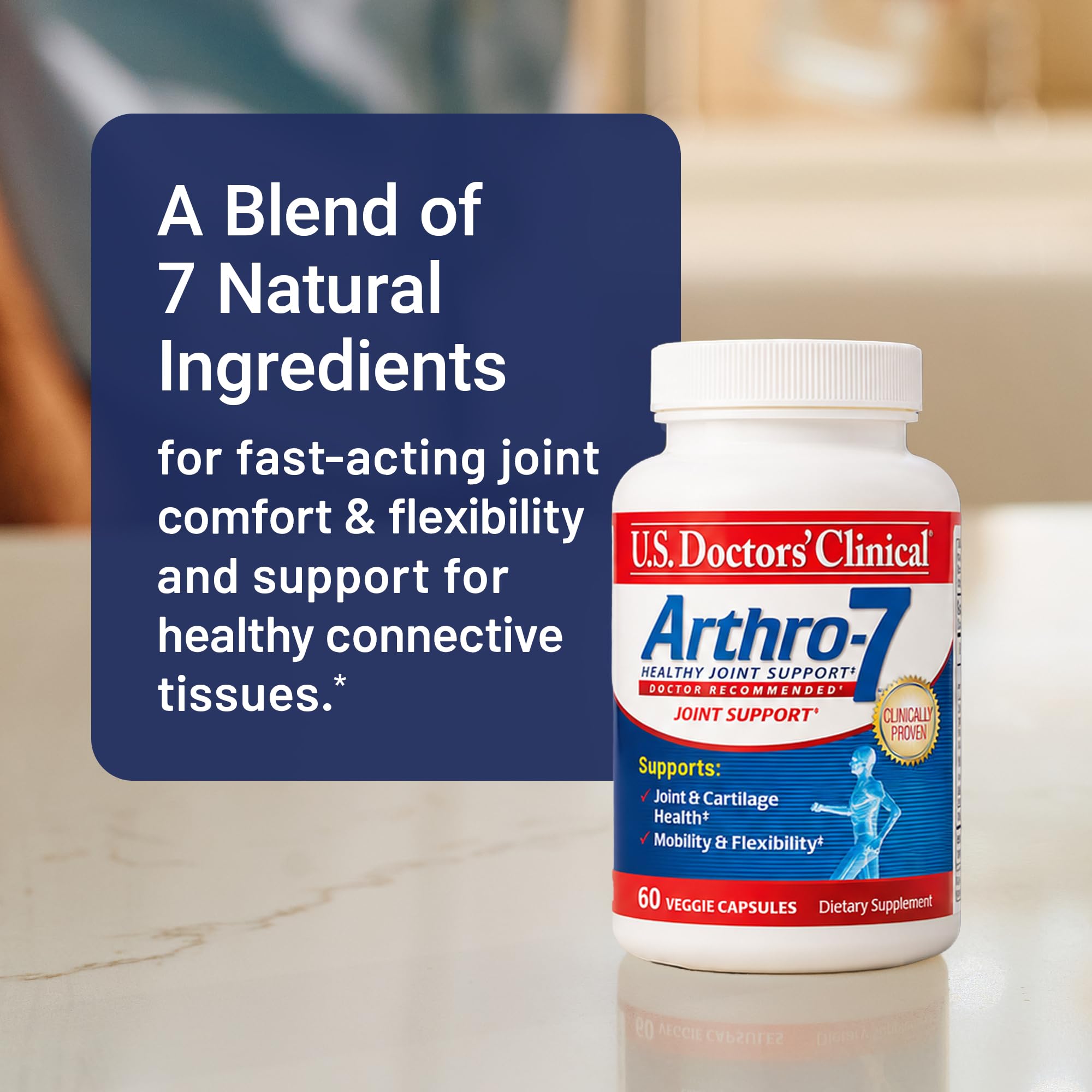 U.S. Doctors' Clinical Arthro-7 Joint Support Supplement - 60 Capsules — Amazon image 6