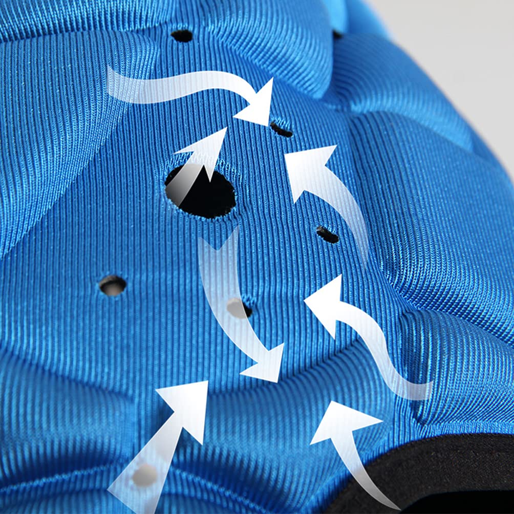 BESPORTBLE Kopfschutz Epilepsie Helm Blau Kappe Helm Flagge Fu? Rugby Scrum Kappe Weiche Shell Fu? Kopfbedeckungen Arts Bedürfnisse Schutz für Jugend Erwachsene Rugby Kopfschutz Camo