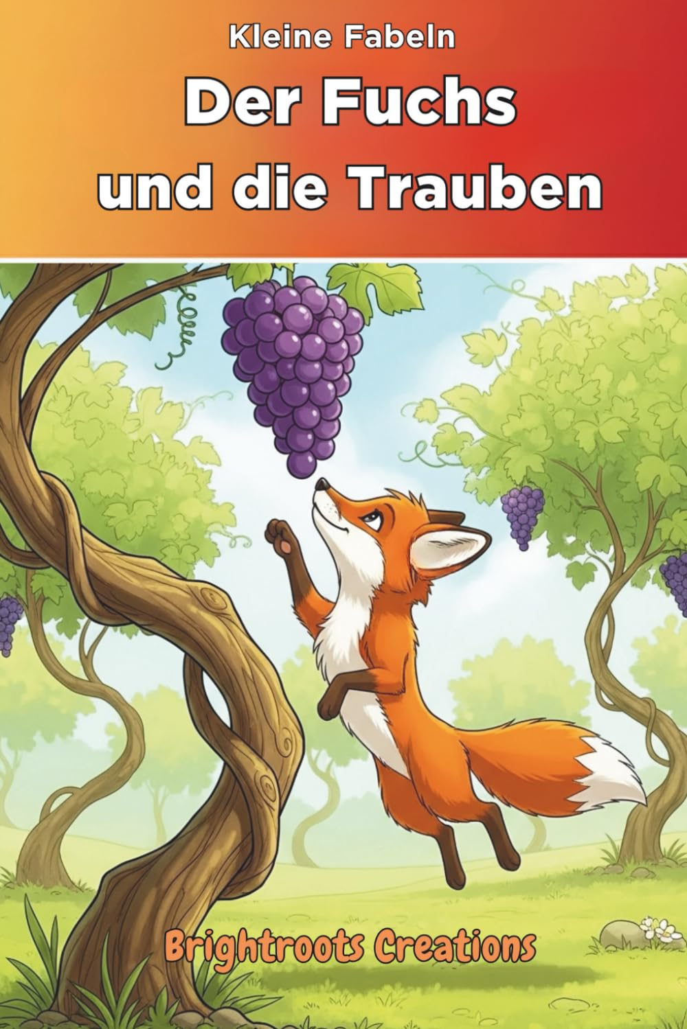Der Fuchs und die Trauben: The Fox and the Grapes Classic Tale in German (Kleine Fabeln)