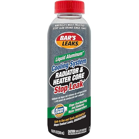 Amazon.com: Bar's Leaks 1186 Liquid Aluminum Stop Leak - 16.9 oz , Gray