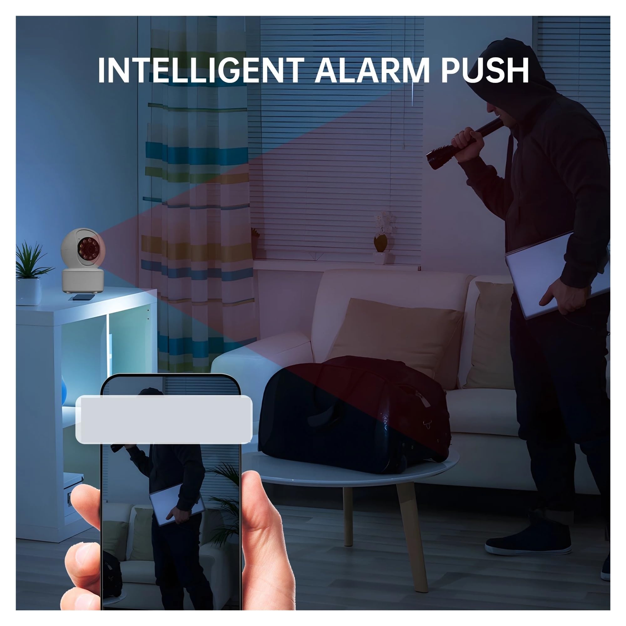 Telecamera di sorveglianza di sicurezza domestica intelligente WiFi for interni