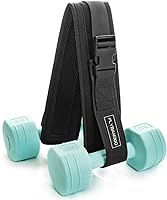 FLYBAMBOO Hip Thrust Belt for Dumbbells - Slip-Resistant Booty Belt with Padding for Glutes, Squats, Lunges
