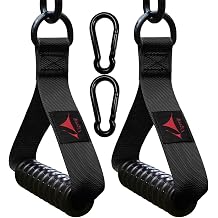 Heavy Duty Gym Workout Handle Attachments - Powerful, Comfortable & Anti-Slip Rubber Exercise Grips for Cable Machines, Pulley Systems and Other Fitness Equipments