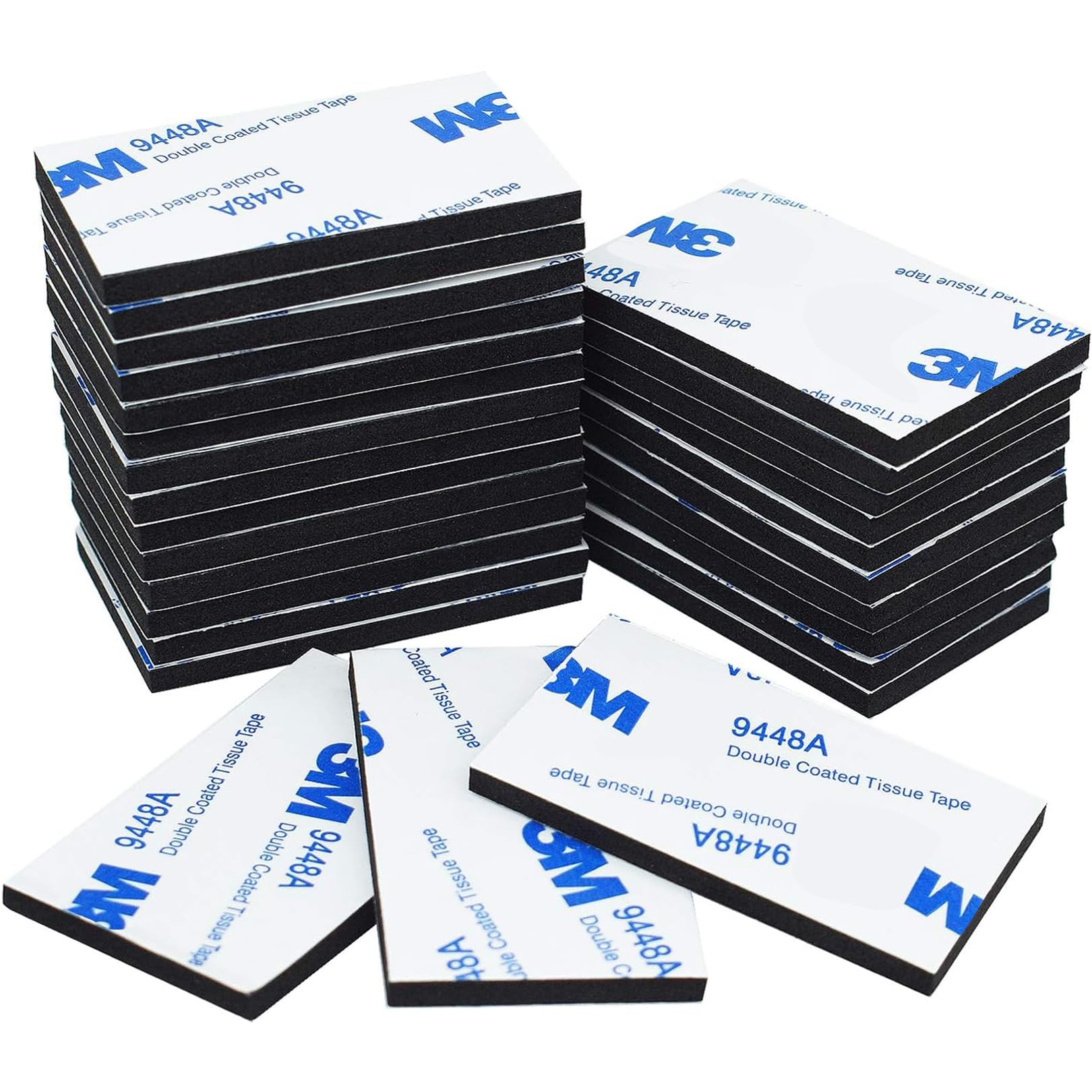 Double Sided Sticky Tape Heavy Duty - Quality Number Plate Adhesive Foam Pads, 50 Pcs Number Plate Sticky Pads，Double Sided Tape Heavy Duty