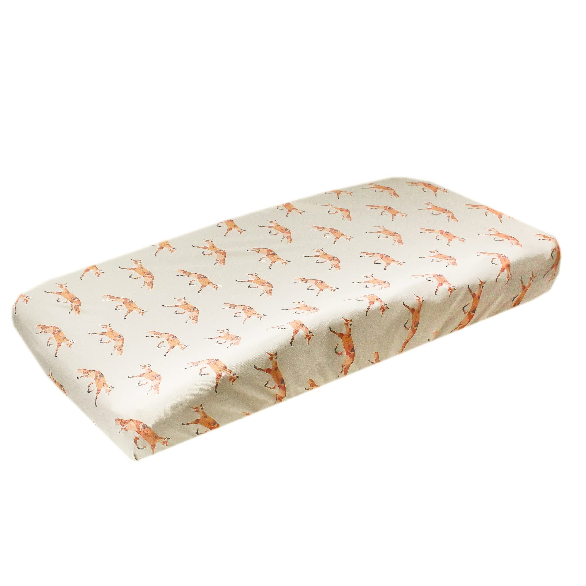 Housse de matelas à langer Copper Pearl Swift en tricot doux pour bébé