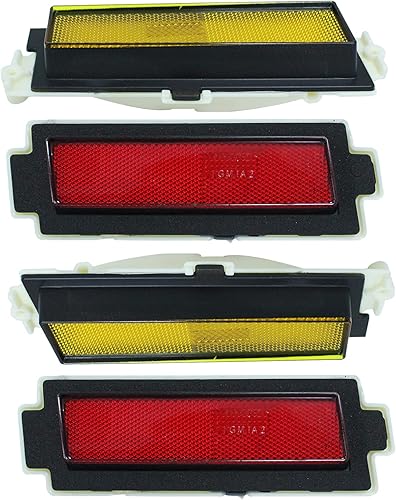 Miniatura 7 de LAFORMO Chevy Monte Carlo Conjunto de lentes de luz para lámpara de marcador lateral delantera y trasera para Chevy Monte Carlo 1981-1988 Par