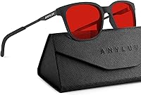 Vista 11 de ANYLUV Blue Light Glasses for Men, Lightweight Computer Gaming Glasses, Stylish Anti Eyestrain Blue Light Blocking Men