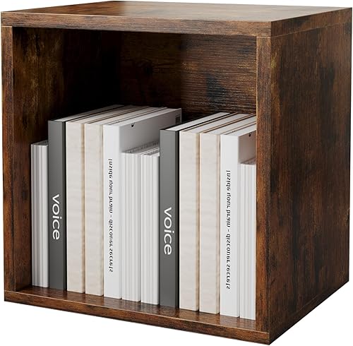 Miniatura 21 de FUSUNBAO Organizador Mágico de Almacenamiento en Cubos DIY Apilables para Casa, Libros, Ropa, Juguetes - Sistema de Almacenamiento Modular de Roble