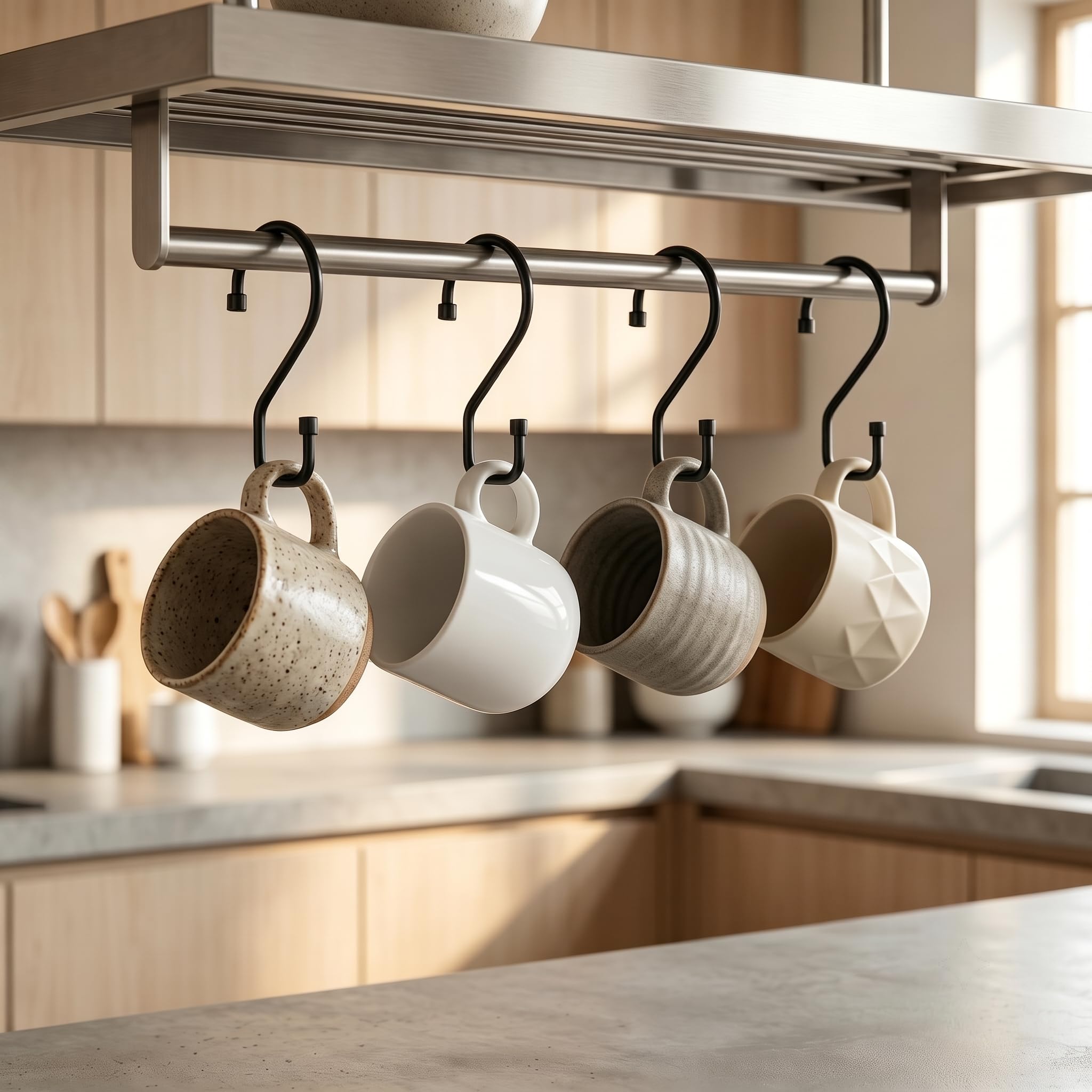 Heavy Duty S Hooks - Organize Your Kitchen & Garden -6