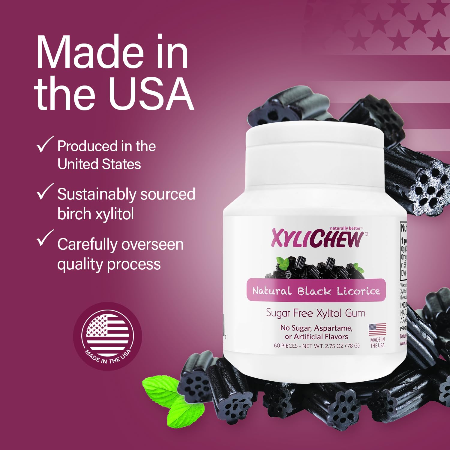 Amazon.com : Xylichew Xylitol Gum - Sugar Free Chewing Gum