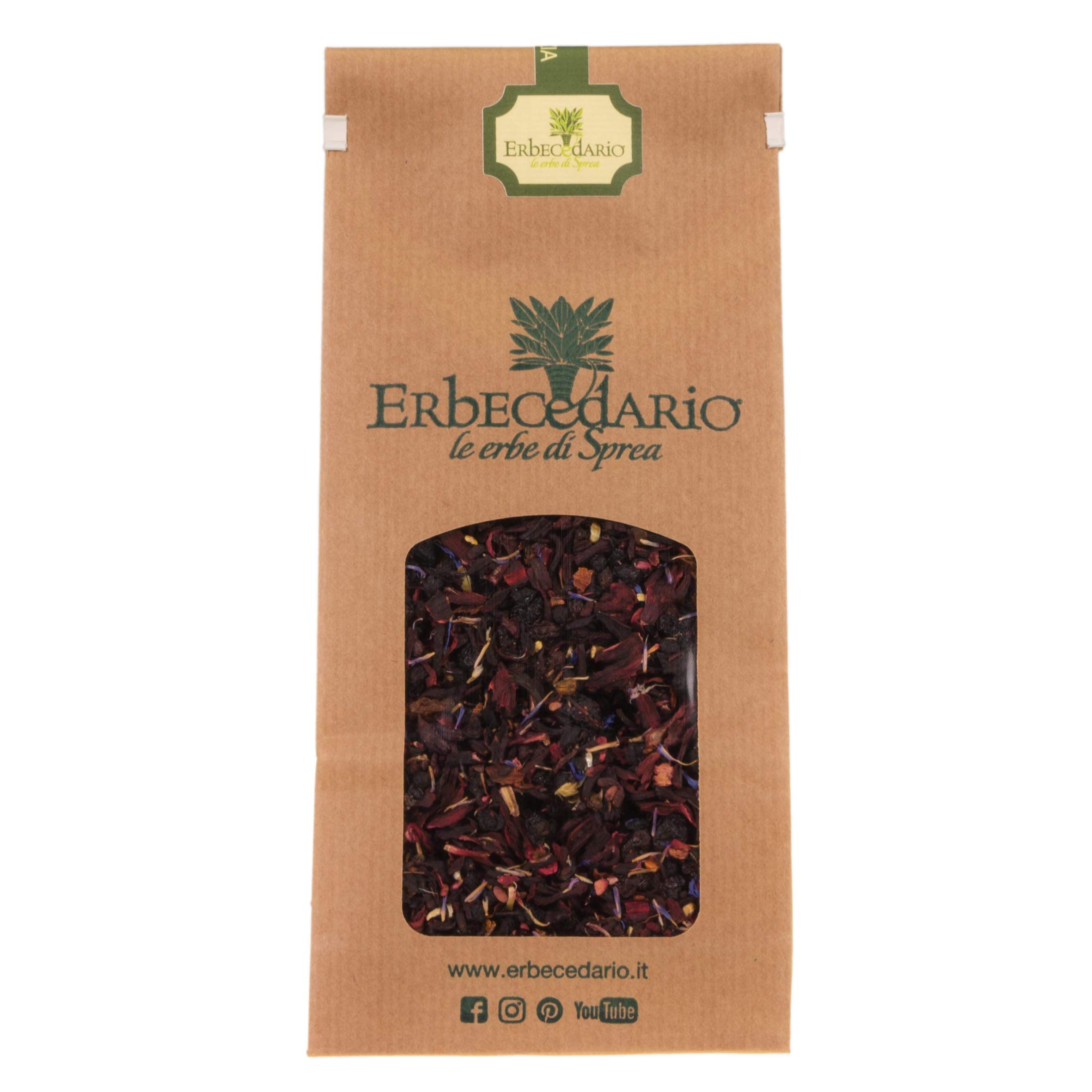 Kit degustazione infusi, Tisana al mirtillo e Tisana menta e liquirizia - 2 sacchetti da 100gr
