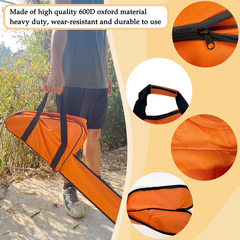 Étui de transport pour sac de tronçonneuse pour scie de 18 po - Protecteur d'organisateur de tronçonneuse 600D Accessoires anti-rayures résistants