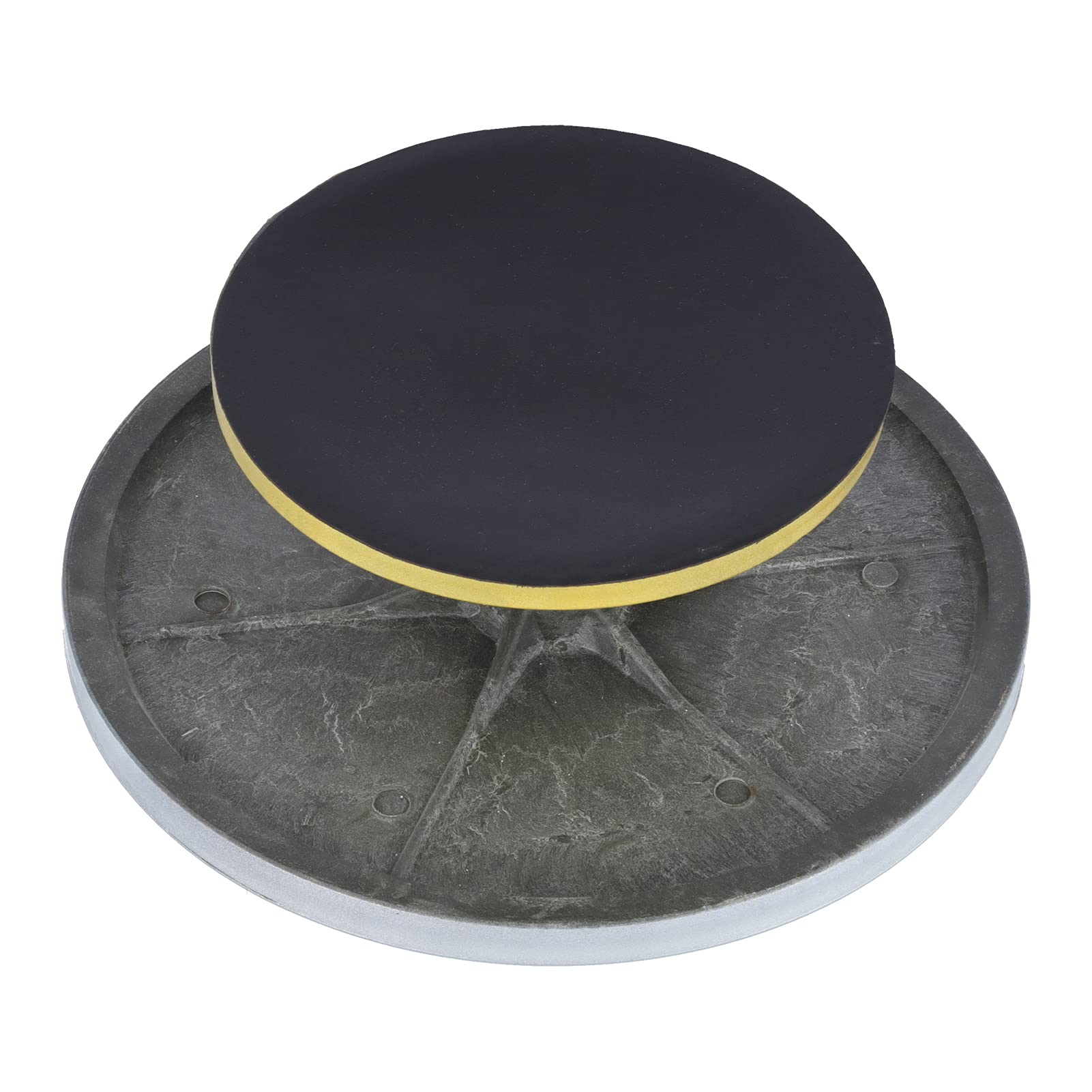 Acouto Plato Giratorio de Acero y Plástico Grueso para Decoración de Tartas, Giratorio de 360°, para el Hogar, Tienda de Postres, Fácilmente Todo lo que Necesitas para o [lados de 360°, la Rotación