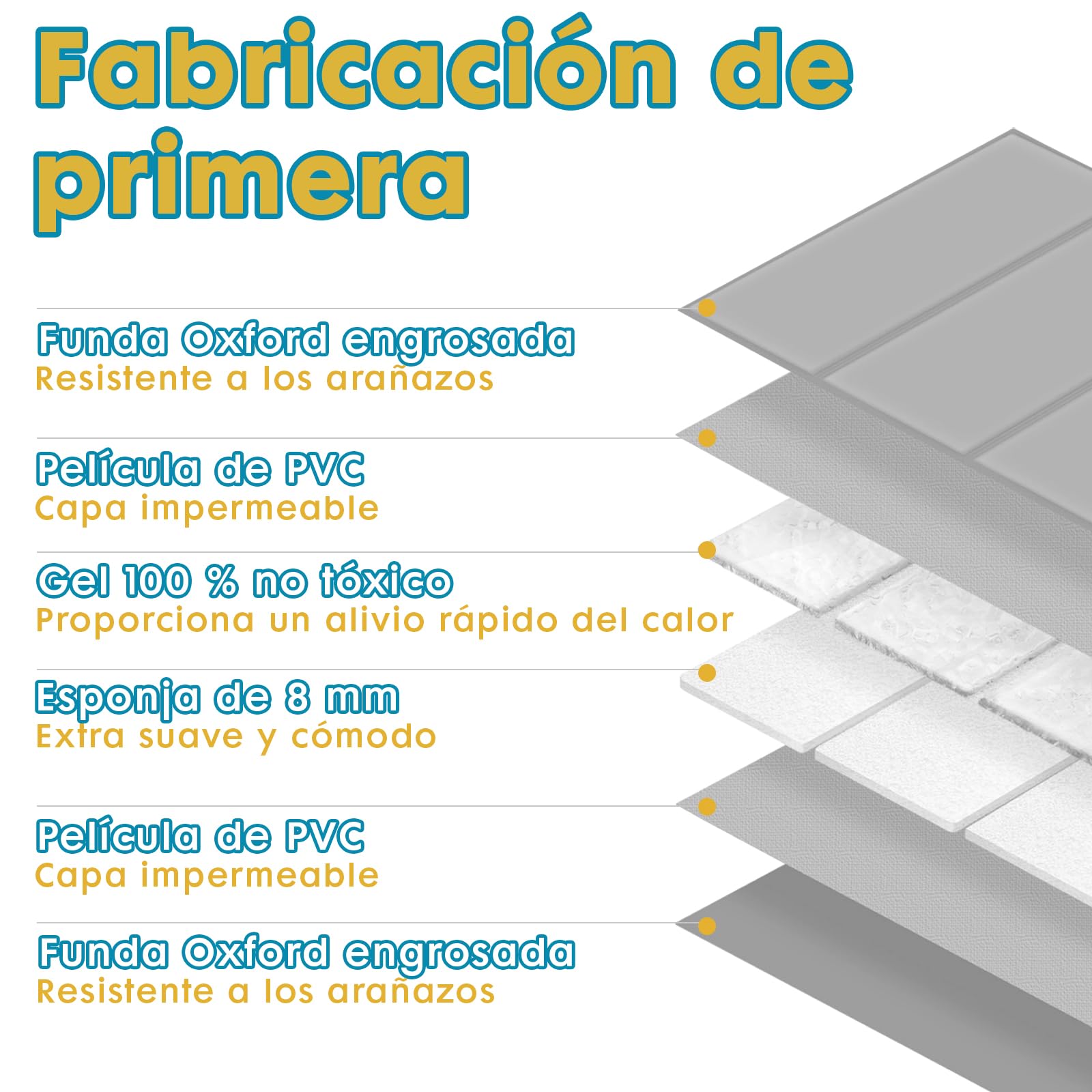 Pawtasy Cama refrescante Perro Manta refrigerante Gatos Cama Fria para Perros Verano Alfombrilla refrigerante Alfombra Colchoneta Ideal para Mascotas Extra Grande, XXL 120 x 80 cm Gris