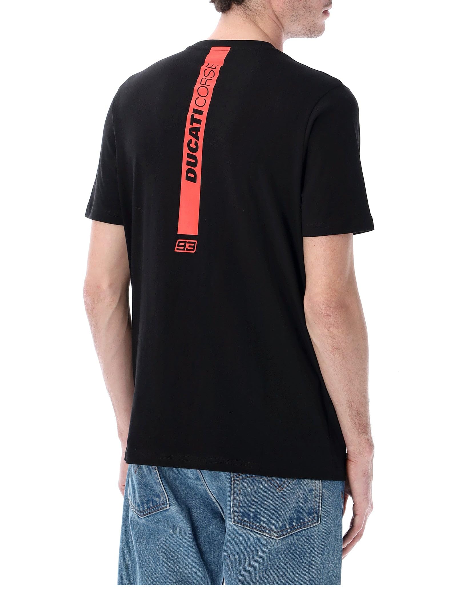 GP GRUPPO PRITELLI Ducati Dual Marc Marquez Helmet T-Shirt – Official MotoGP, Black, L