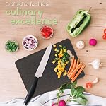 Luciano Housewares Cutting Board, High-Density Polypropylene Chopping Board for Kitchen Use, Ideal for Cutting Vegetables, Fruits, and Meats, Kitchen Essentials, Gray, 13.75" x 9.63"